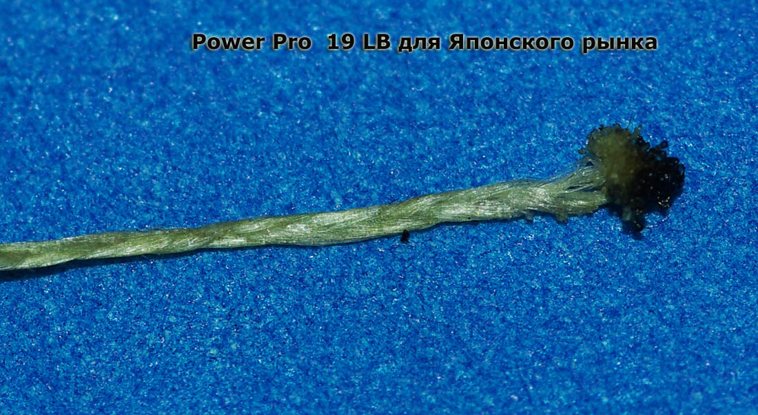 Плетеная леска Power Pro (Япония). Макросъемка.