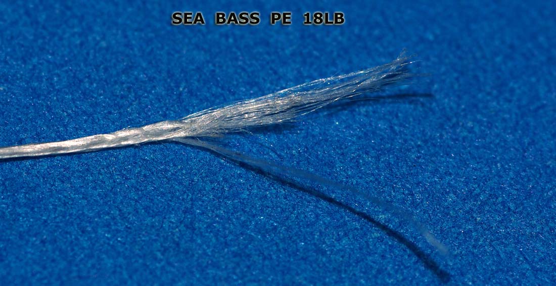 Плетеная леска Sea Bass. Макросъемка.