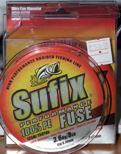 Плетеная леска Sufix Perfomance Fuse.