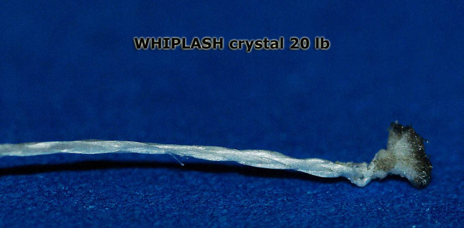 Плетеная леска Whiplash Crystal. Макросъемка.