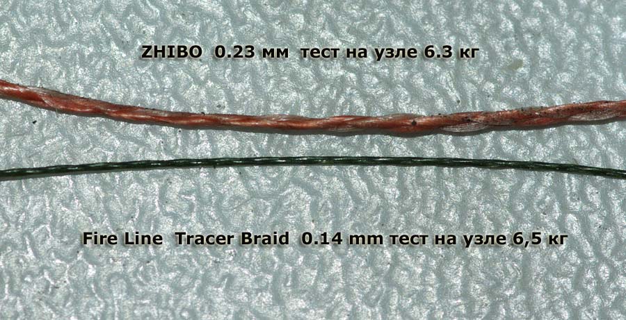 Сравнение Zhibo_0.23 vs. Fireline Tracer. Макросъёмка.